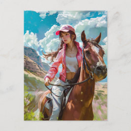 Postal Escape alpino de la lechera manga