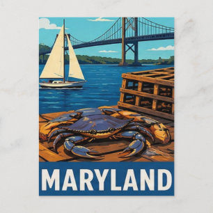 Postal ⚓ Escape de la bahía de Chesapeake en Maryland