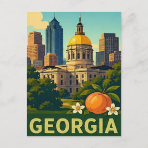 Postal 🍑 Escape de la ciudad de Georgia del Sur