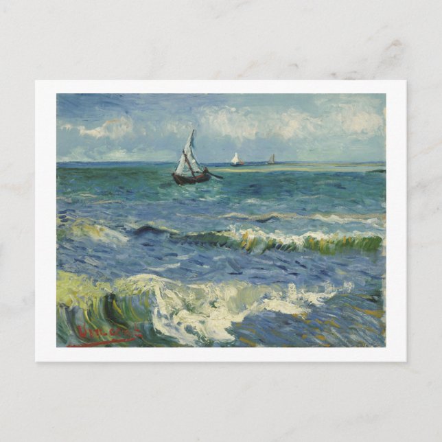Postal Escape en Saintes-Maries (F415)Van Gogh Bella Arte (Anverso)
