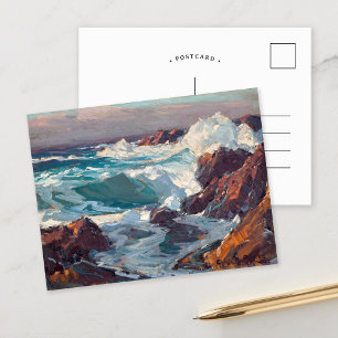 Postal Escape marino de California   Edgar Alwin Payne