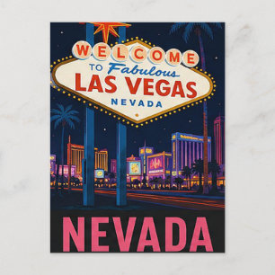 Postal 🎰 Escape Nocturno de Las Vegas Neon
