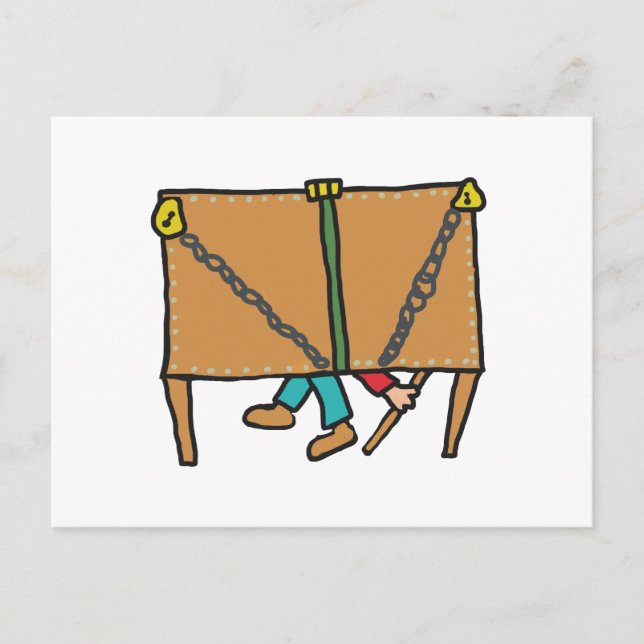 Postal Escapología (Anverso)