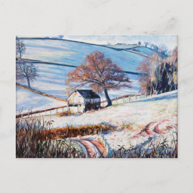 Postal Escarcha de invierno 2009 (Anverso)