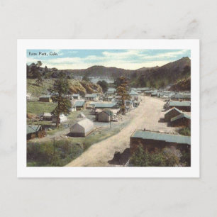 Postal Escena callejera, avenida Elkhorn, Estes Park CO V