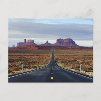 Postal Escena clásica de Monument Valley Utah