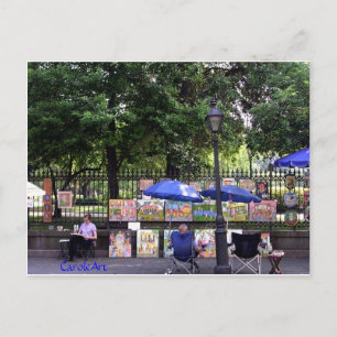 Postal "Escena de arte" NOLA