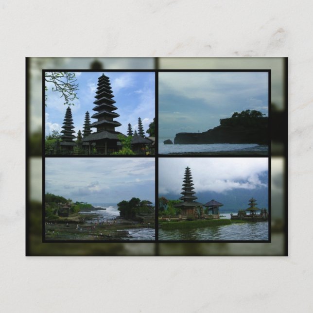 Postal Escena de Bali (Anverso)