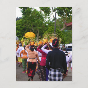 Postal Escena de Bali
