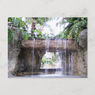 Postal Escena de cascada tropical de West Palm Beach