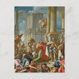 Postal Escena De Construcción Clásica