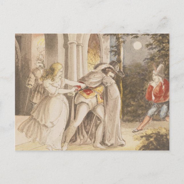 Postal Escena de Don Juan (Anverso)