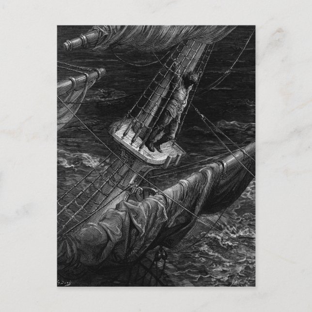 Postal Escena de 'El régimen del antiguo marinero' (Anverso)