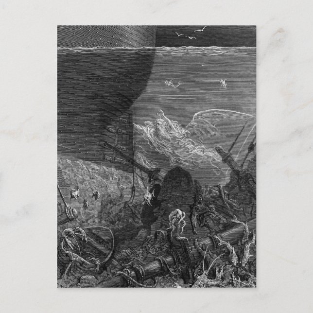 Postal Escena de 'El régimen del antiguo marinero' (Anverso)