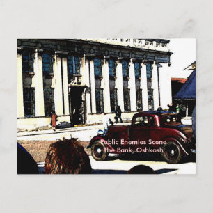 Postal Escena De Enemigos Públicos - El Banco, Oshkosh