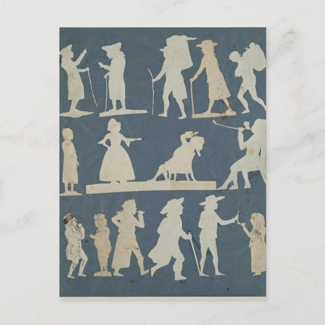 Postal Escena de género (Anverso)