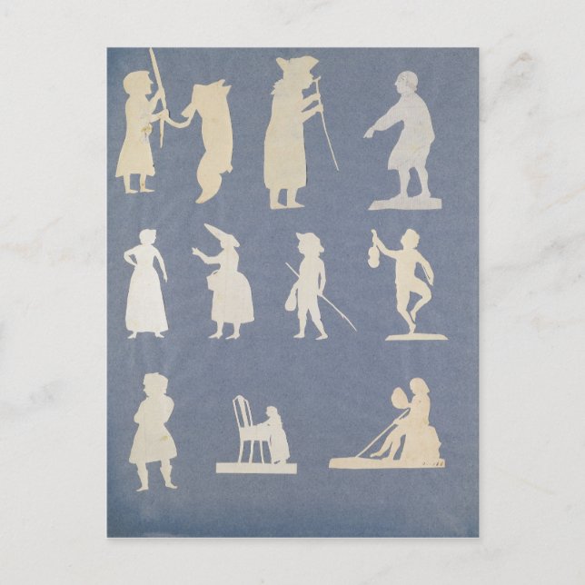 Postal Escena de género (Anverso)