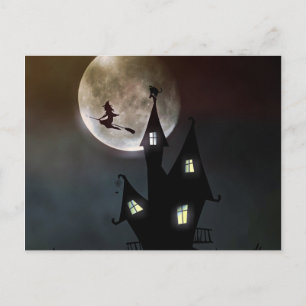 Postal Escena de Halloween