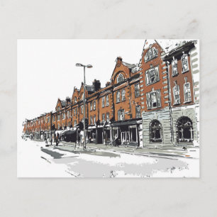 Postal Escena de la calle de Londres