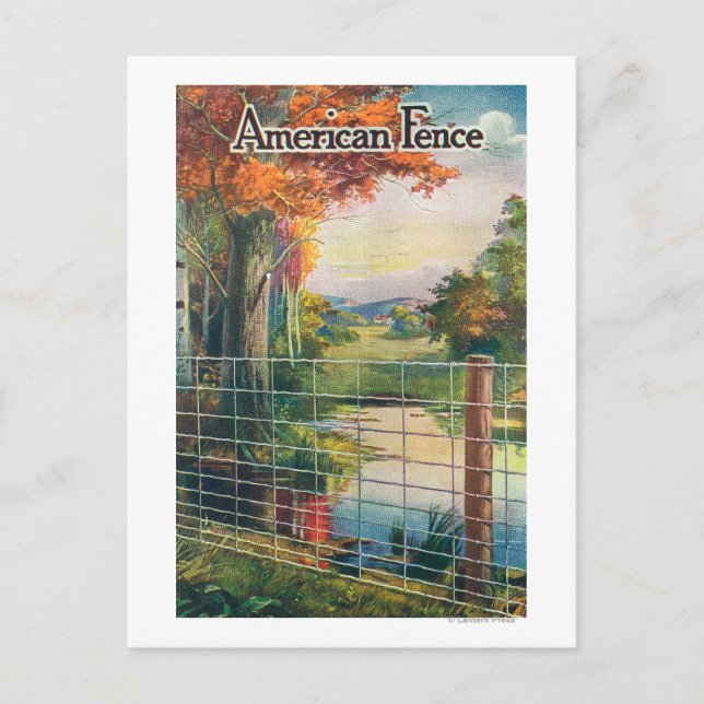 Postal Escena de la carretera de la compañía estadouniden (Anverso)