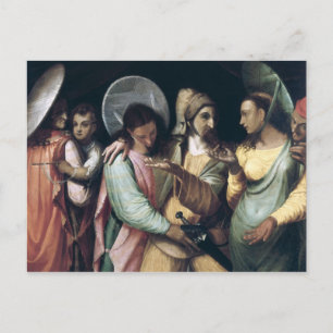 Postal Escena de la Commedia dell'Arte, c.1765