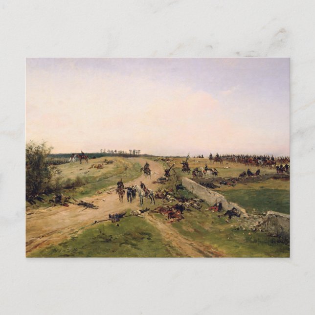 Postal Escena de la guerra franco-prusiana (Anverso)