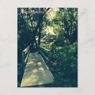 Postal Escena de la montaña Adirondack