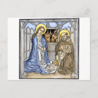 Escena de la natividad de un Evangelio Iluminado i