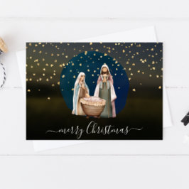 Postal Escena de la Natividad, Mary, Joseph, Navidades de