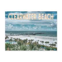 Escena de la playa de Clearwater Beach Florida