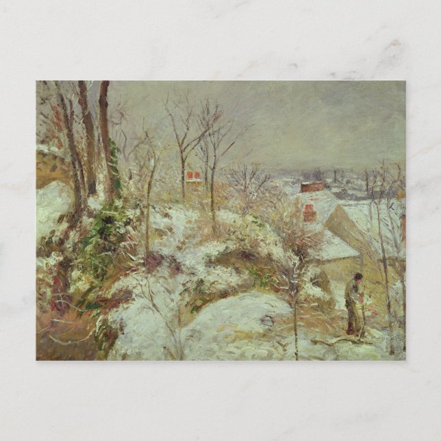 Postal Escena de nieve (Anverso)