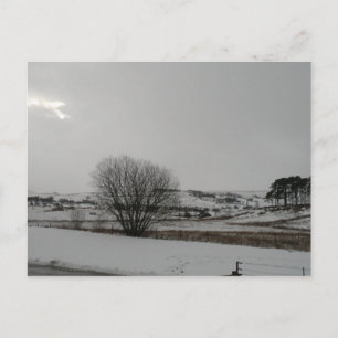 Postal Escena de nieve en invierno en Cumbria