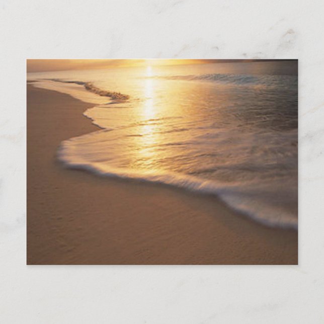 Postal escena de playa (Anverso)