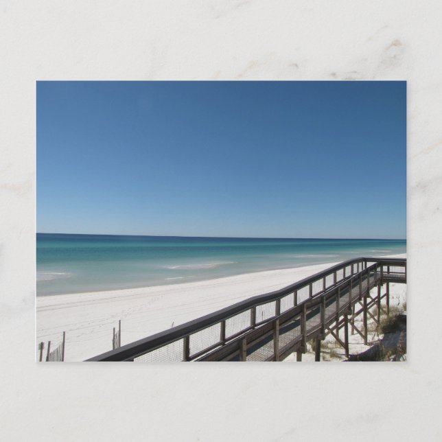 Postal escena de playa (Anverso)