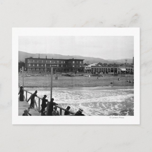 Postal Escena de playa en la costa, fotografía de Oregón (Anverso)