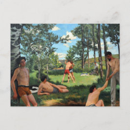 Postal Escena de verano, 1869