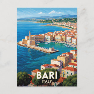 Postal Escena de viaje Bari Italia Adriático 🌊