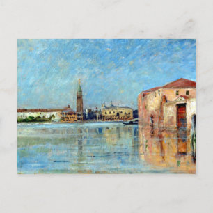 Postal Escena del Canal Veneciano del Palacio de Carl Skå