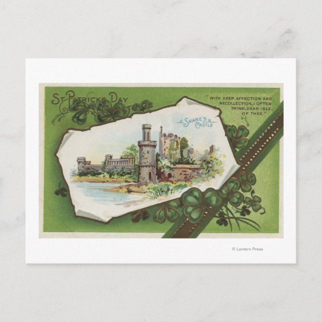Postal Escena del castillo de Shane (Anverso)