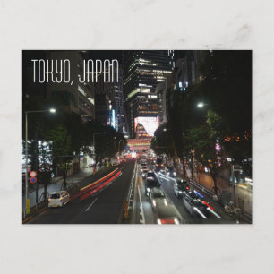 Postal Escena del centro de la ciudad de Shibuya, Tokio, 