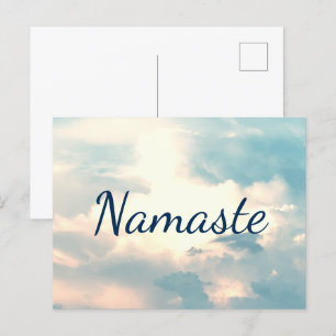 Postal Escena del cielo de Namaste