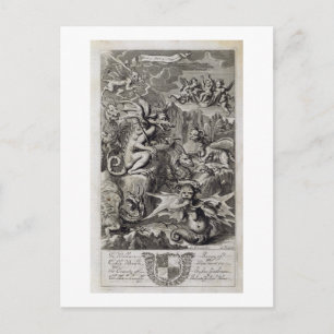 Postal Escena del infierno, ilustracion del Libro 1 Parte