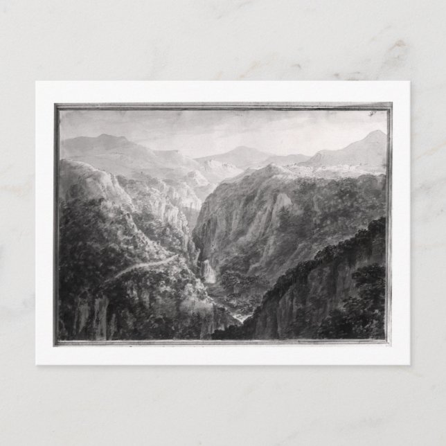 Postal Escena del Inn at Devil's Bridge with the Fall (Anverso)