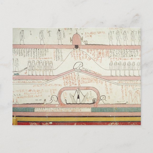 Postal Escena del libro de Amduat (Anverso)
