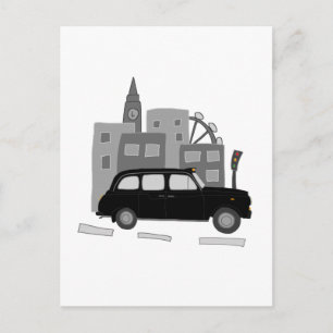 Postal Escena del taxi