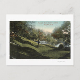 Postal Escena en Busch Sunken Gardens