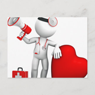 Postal Escena médica