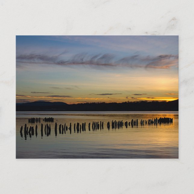 Postal Escena pacífica (Anverso)