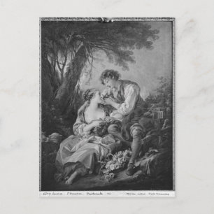 Postal Escena pastoral