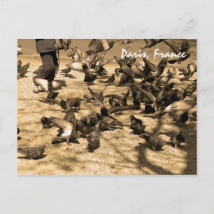 Postal Escena típica parisina